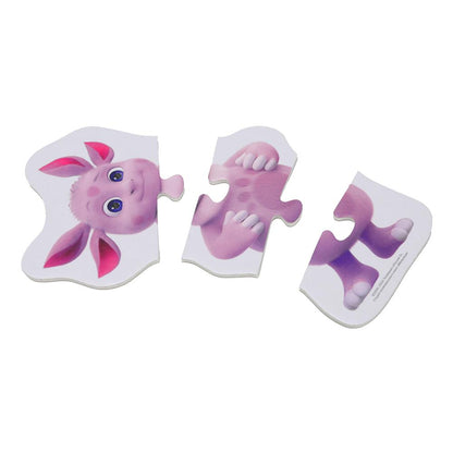 Luntik. Des maxi-pazles de 4 pièces dans un paquet. 130х230х10 mm. Умные игры. en cor.50шт