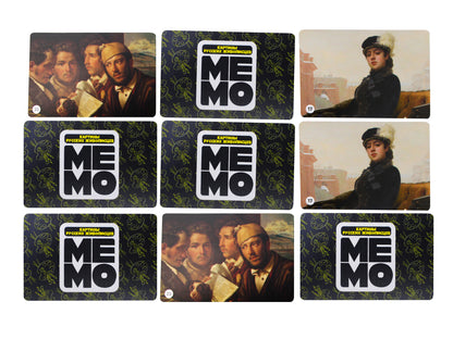 Игра настольная МЕМО "Картины русских художников" (50 cartes)