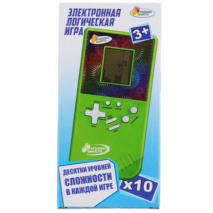 Электронная логическая игра на бат. в кор. 15*7*3см ТМ "ИГРАЕМ ВМЕСТЕ" в кор.2*120шт