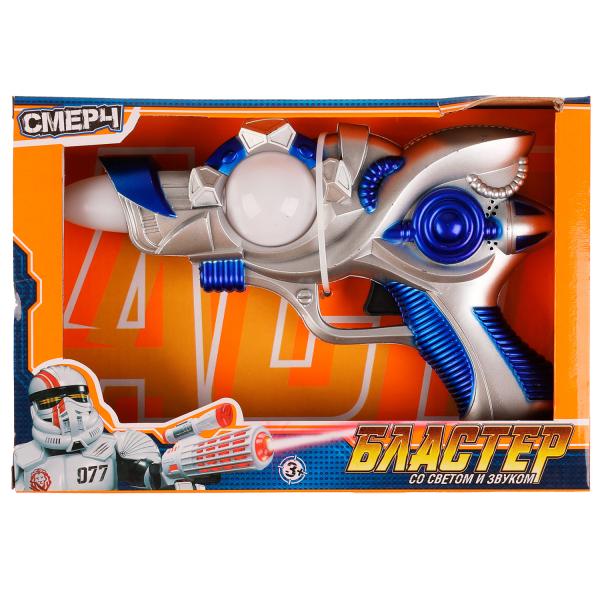 Бластер космический свет-звук, кор.30*21,5*5см ИГРАЕМ ВМЕСТЕ в кор.2*48шт