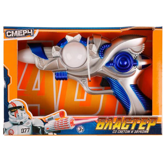 Бластер космический свет-звук, кор.30*21,5*5см ИГРАЕМ ВМЕСТЕ в кор.2*48шт