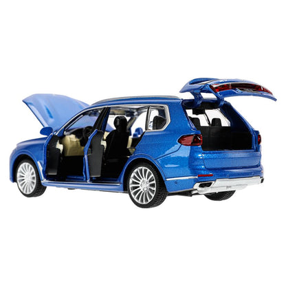 Machine en métal pour BMW x7, 14,8 cm, capot, bagage, double, inertie, parc technologique en cor.2*24