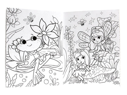 СУПЕР-ПУПЕР РАСКРАСКА. ДЛЯ ДЕВОЧЕК