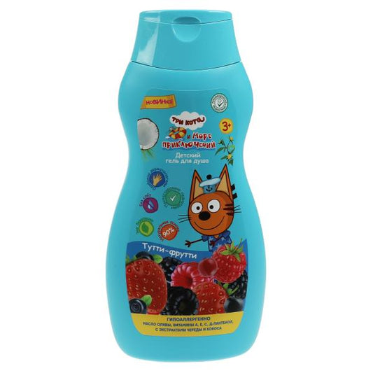 Gel allemand pour la douche Tri Cota Tutti-Frutti 300 ml avec extraits de peau et de noix de coco en cor.6 parties