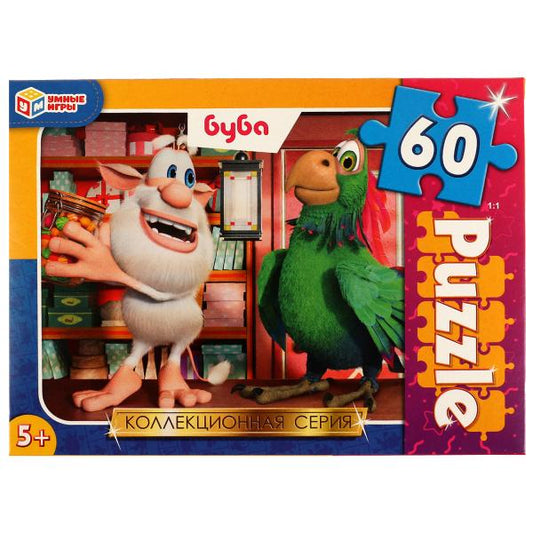 Буба. Коллекционная серия. Пазл классический в коробке. 60 деталей. Умные игры. в кор.24шт