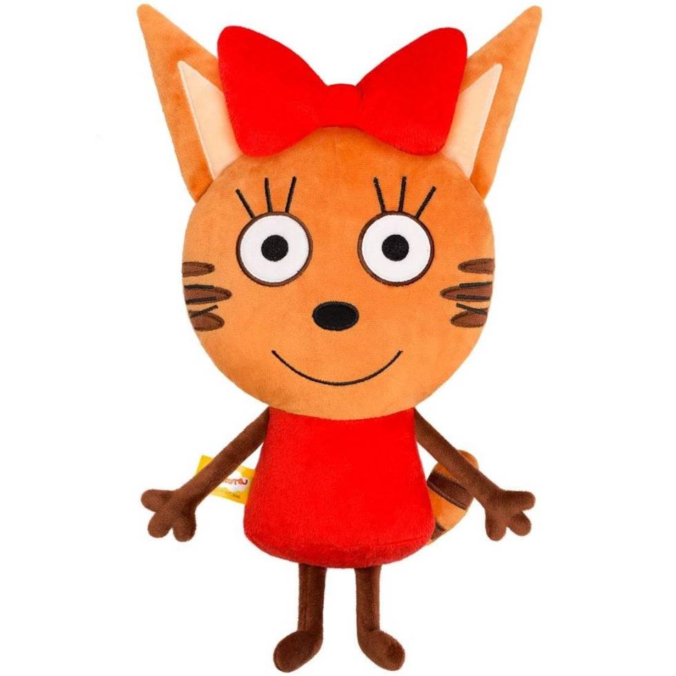 Кубики Мякиши "Три Кота" Собери картинку, 4 кубика размером 8 см