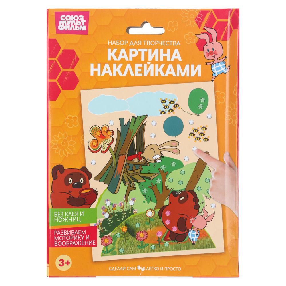 Картина наклейками СОЮЗМУЛЬТФИЛЬМ Винни Пух MultiArt в кор.100шт