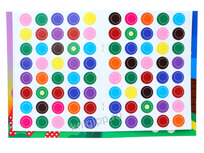 НАКЛЕЙ КРУЖОЧКИ. НАКЛЕЙ ПО ОБРАЗЦУ