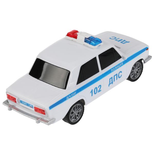 Машина р/у ВАЗ-2106 ПОЛИЦИЯ 18 см, свет, бел, кор. Parc technologique à Cor.24шт