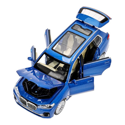 Machine en métal pour BMW x7, 14,8 cm, capot, bagage, double, inertie, parc technologique en cor.2*24