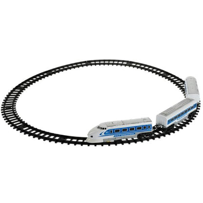 Железная дорогазвук свет-, длина пути 200, кор.48*25*6,5см ТЕХНОДРАЙВ в кор.2*12шт