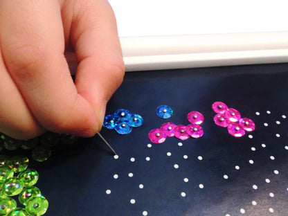 01470 Картина из пайеток. Рыбка