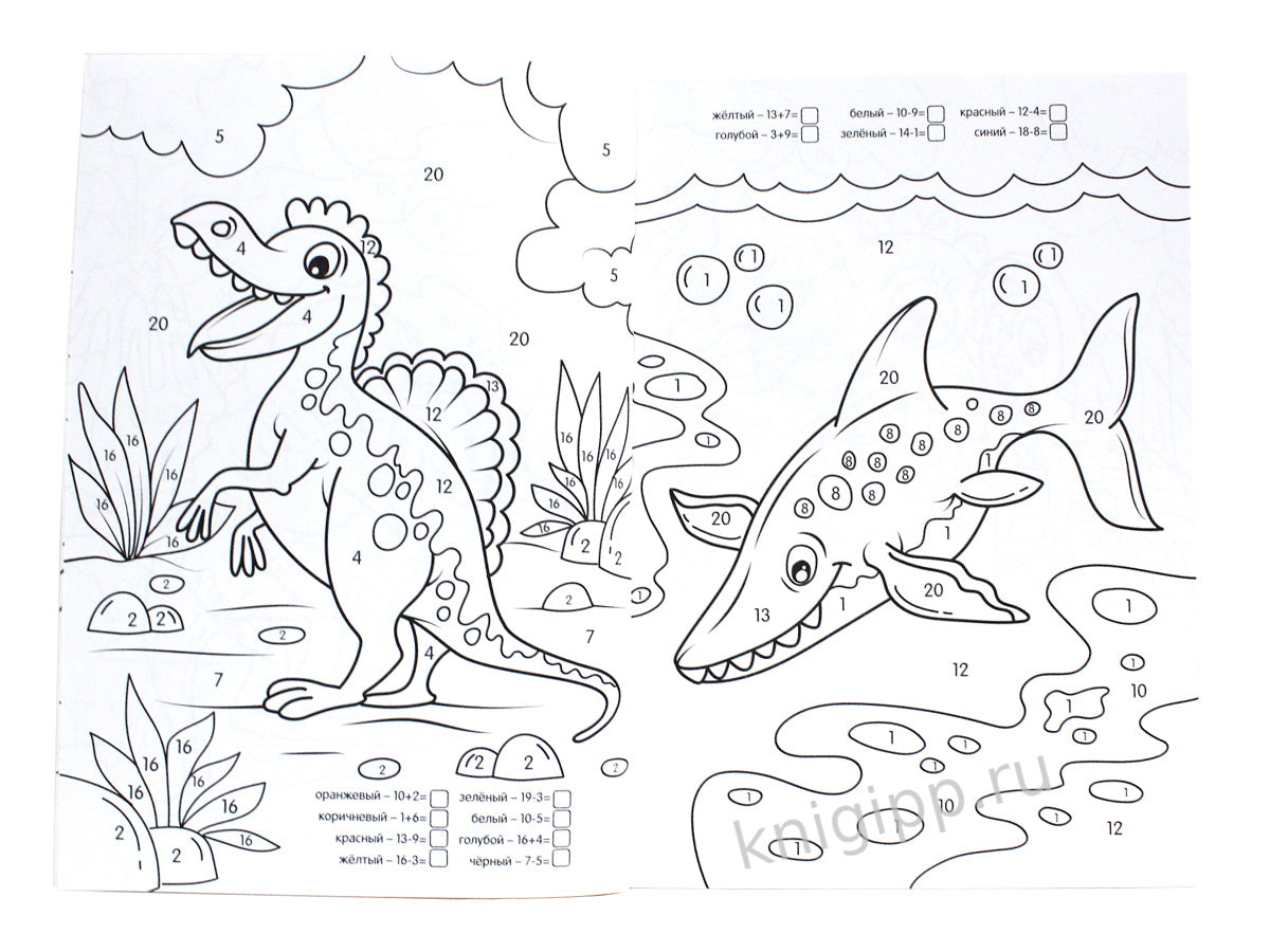 Супер УМНАЯ раскраска с примерами. ДЛЯ МАЛЬЧИКОВ