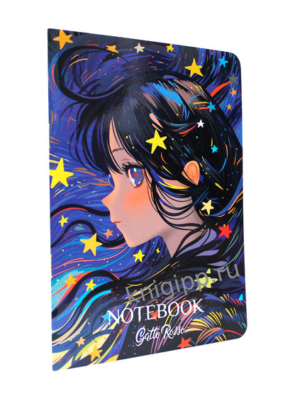 Gatto Rosso. Блокнот в линию Звёздный Notebook. МЕЧТЫ