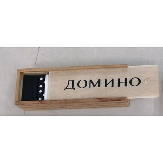 Домино в дерев. кор. в кор.300шт