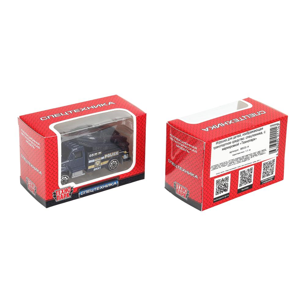 Машина металл СПЕЦТЕХНИКА 7,5 см, в ассортименте, дисп., кор. Технопарк уп-18шт в кор.20уп