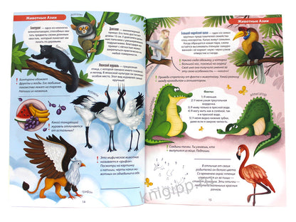 АКТИВИТИ-АТЛАС с наклейками. Животные