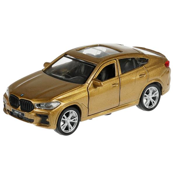 Machine en métal BMW X6 pour 12 cm, double, bagage, argent, argent, cor. Parc technologique dans le cor.2*36шт