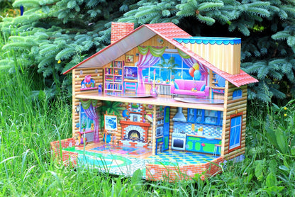 Кукольный домик быстрой сборки "DREAM HOUS. Дача" в кор.5шт