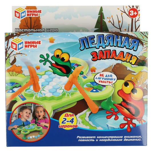 Настольная игра ледяная западня, кор.20*16*4,5см Умные игры в кор.2*72шт