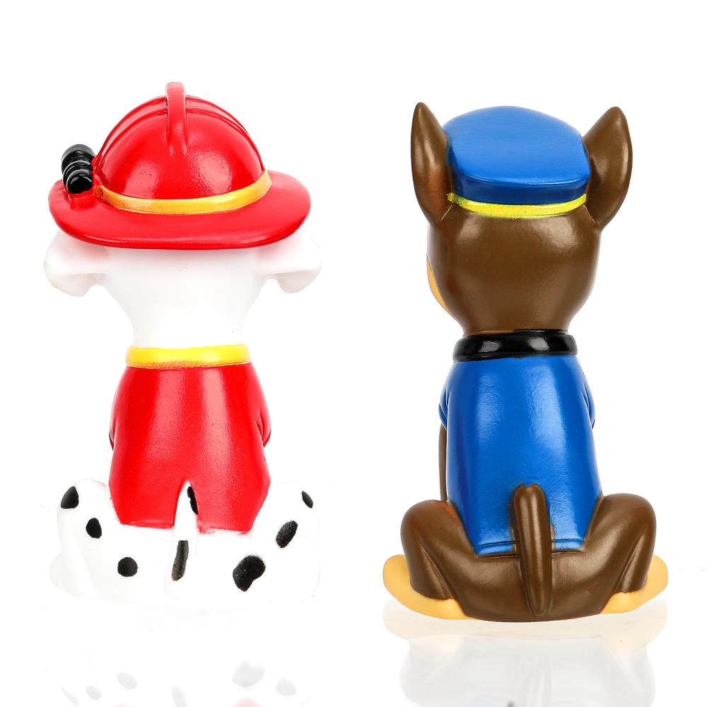 LXMAR-CHASE-DOGP-NW Игрушка для ванны Щенячий Патруль Маршал и чейз-гонщик 10 см, 2шт, сетка КАПИТОШ