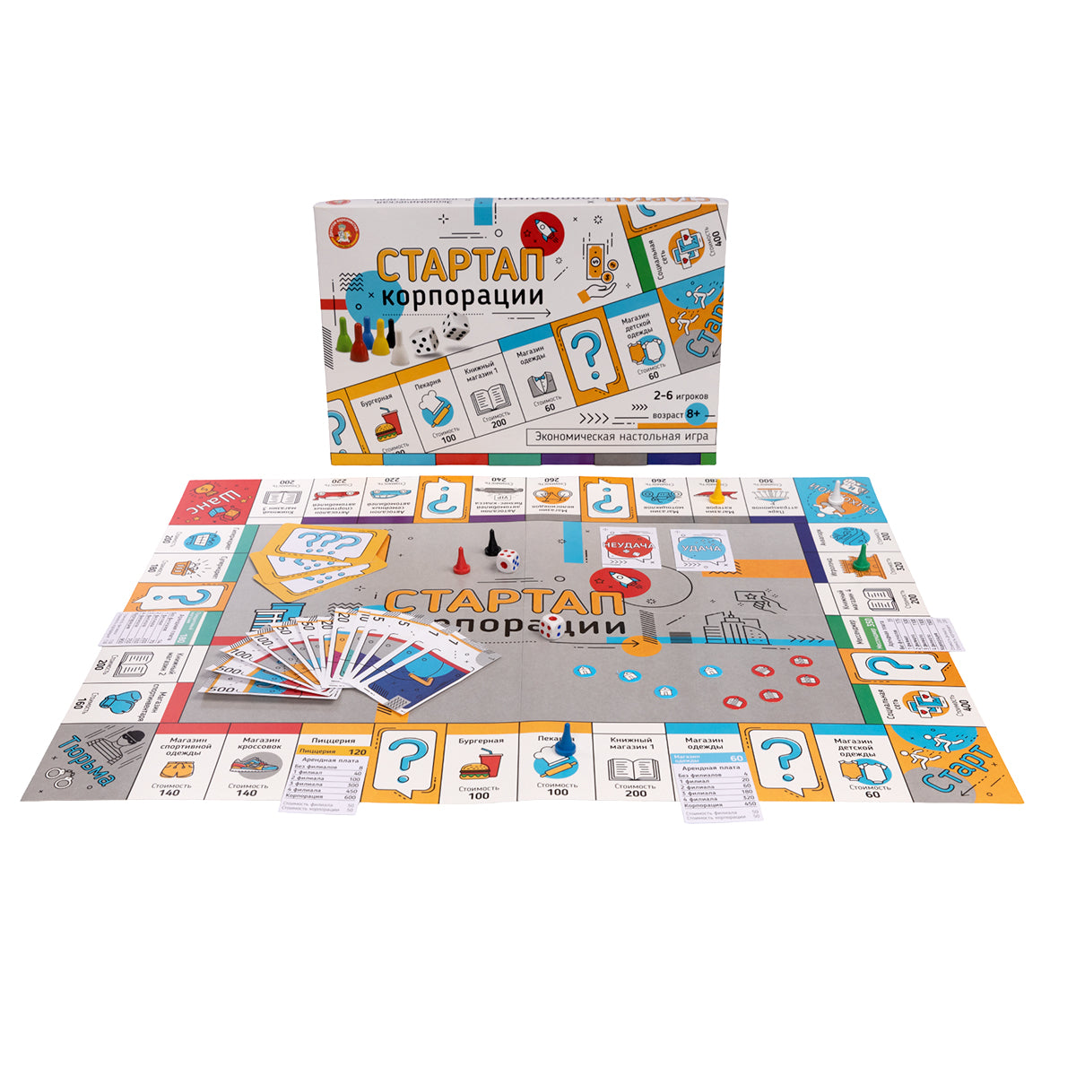 Игра настольная экономическая "Стартап" Корпорации