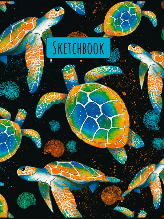 СКЕТЧБУК А5. ЧЕРЕПАХИ