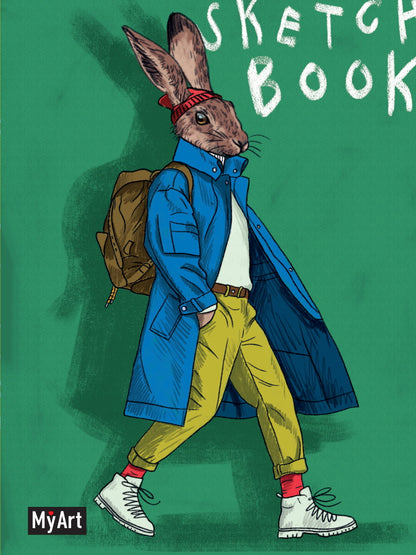 MyArt. СКЕТЧБУК "НА СТИЛЕ" ЗАЯЦ