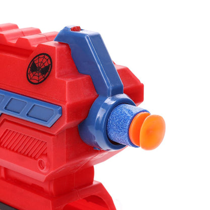 Бластер с мягкими пулями и фигуркой, блистер 33*17*5см - в кор.2*32шт