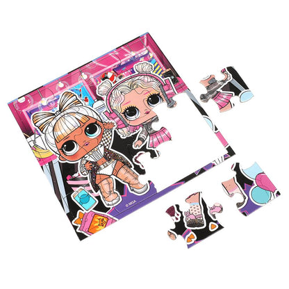 L.O.L. Пазлы в коробке, набор 4 в 1: 9, 16, 25, 36 деталей. 175х175х50 мм. Умные игры в кор.20шт