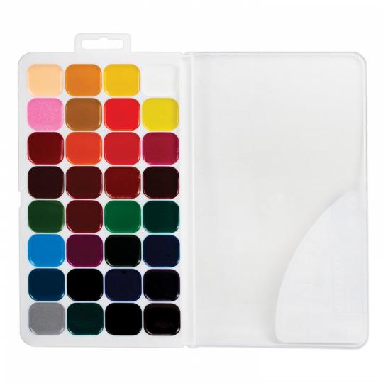 Луч. Акварель "Классика" 32 цв.без кисти (европодвес) арт.26С 1579-08 /18