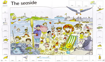 First 1000 Words in English - Sticker Book