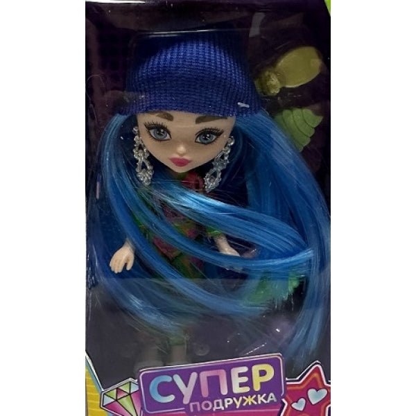 Кукла супер подружка 15 см, аксессуары КАРАПУЗ в кор.2*84шт