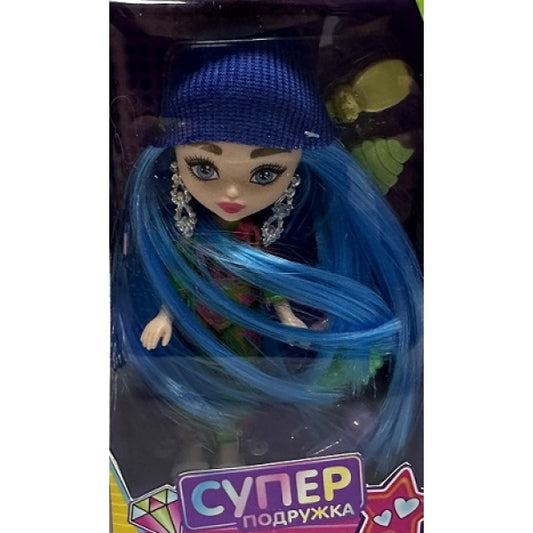 Кукла супер подружка 15 см, аксессуары КАРАПУЗ в кор.2*84шт