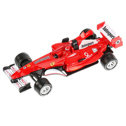 Machine métallique "supercar ф-1", dline 14cm, звук, инерция, красный в кор. Parc technologique dans le cor.2*36шт