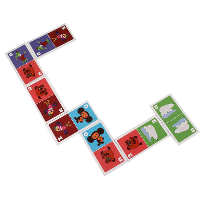 Союзмультфильм. Домино картонное. 350х140х25мм. Умные инры в кор.20шт