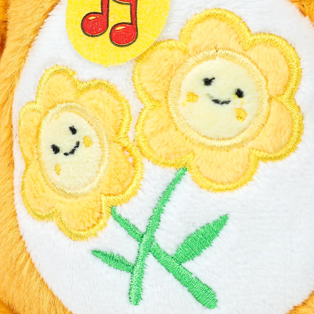 Игрушка мягкая мишка желтый 20см, озвуч., в пак. Jouer à la cor.24шт