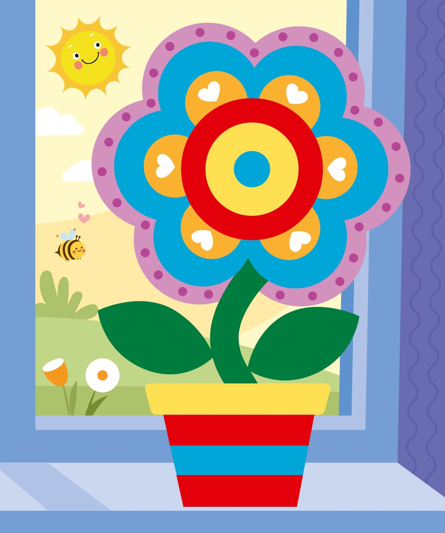 Набор для творчества. Аппликация из тишью "Цветок" размер 138х165