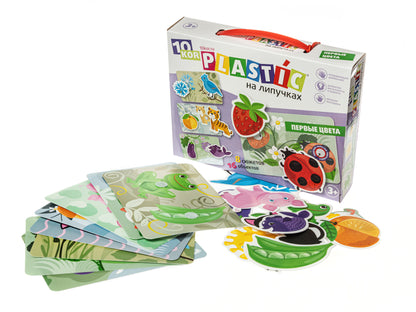 Пластик на губках "Цвета" 10KOR PLASTIC