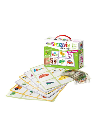 ЛОТО ПЛАСТИК "ПОЛОВИНКИ" СЕРИЯ 10КОР ПЛАСТИК в кор.14шт