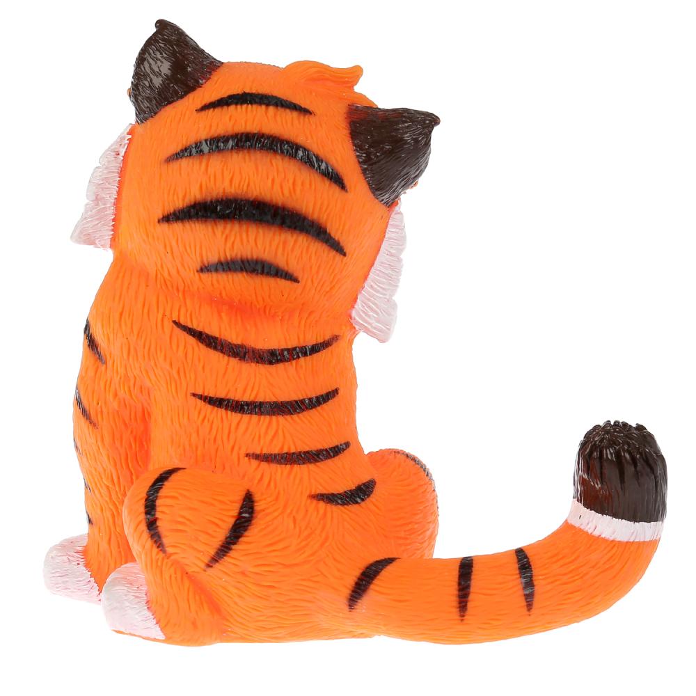 ИГРУШКА ПЛАСТИЗОЛЬ ДЛЯ ВАННЫ "Капитошка" Лео и Тиг, Тиг в сетке (russ. уп.) в кор.50шт