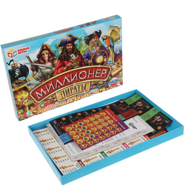 Пираты. Экономическая игра. 217х330х27мм. Умные игры в кор.20шт