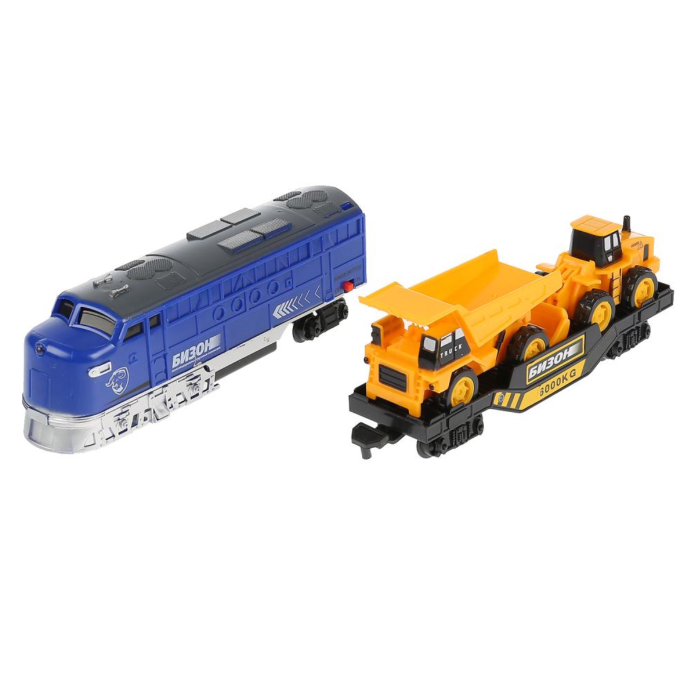 Железная дорога р/у, свет+звук, длина полотна 264см в кор. 53*31,5*5см Играем вместе в кор.18шт