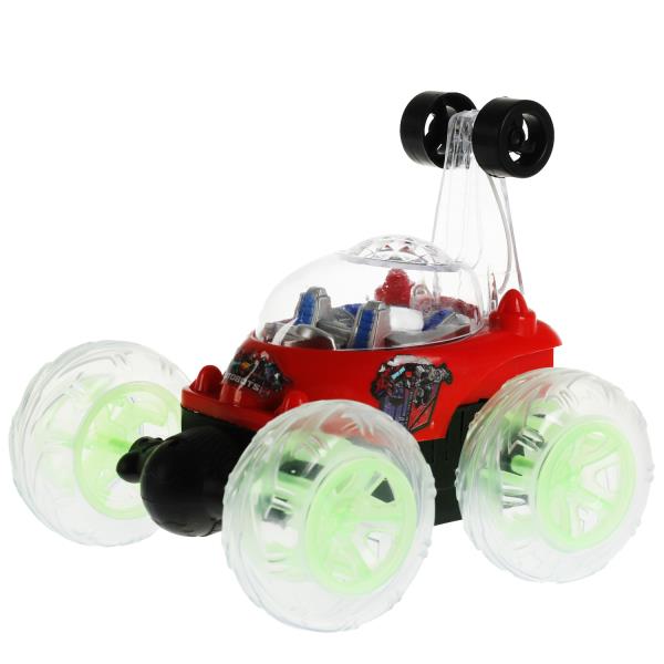 Машина-перевертыш на ру Трансформеры свет-звук, кор.25*20*20см ТЕХНОДРАЙВ в кор.24шт