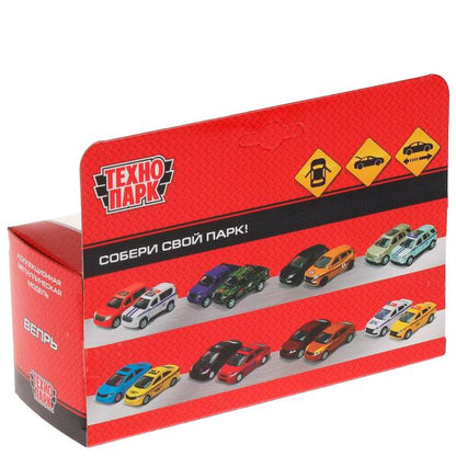 VEPRNEXT-12-BK329054 Машина металл ГАЗ ВЕПРЬ 12,5 см, двери, инерц, черн, кор. Технопарк в кор.2*60ш