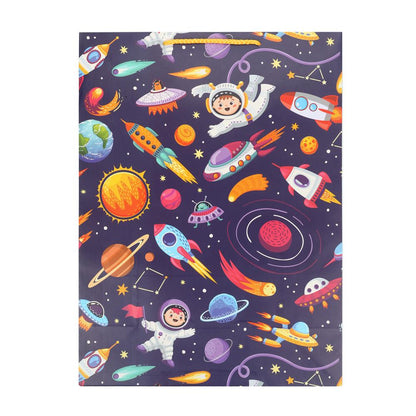 Пакет подарочный МАТОВЫЙ xl,космос,140 гр/м2 ЧУДО ПРАЗДНИК в кор.5*12шт