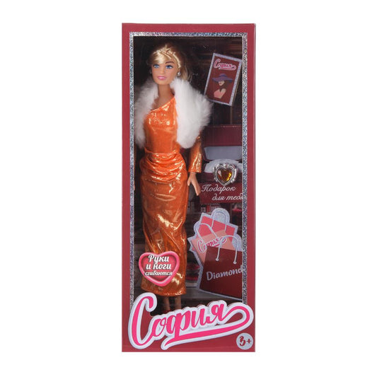 Кукла 29см, руки и ноги сгиб., акс, кор КАРАПУЗ в кор.24шт