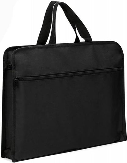Портфель A4 текстиль черный,63753Black