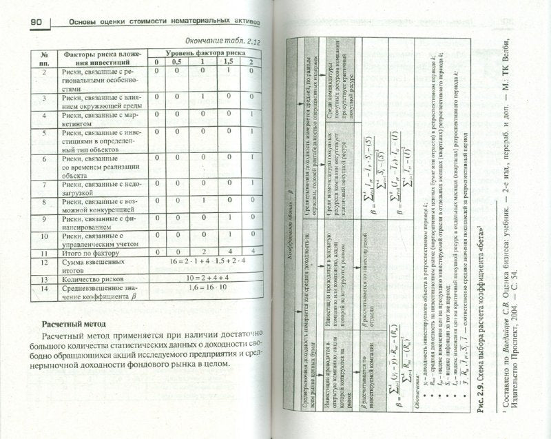 Основы оценки стоимости нематериальных активов