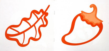 Одной краской. Раскрась оранжевым (для детей от 1 года)